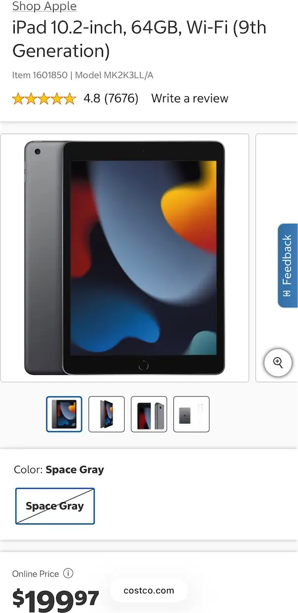 iPad 10.2-inch, 64GB, Wi-Fi (9th… — Photo 1