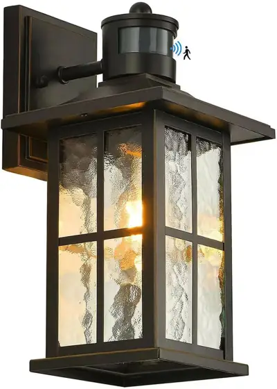 FLEDAVID Motion Sensor Porch Light… — Photo 1