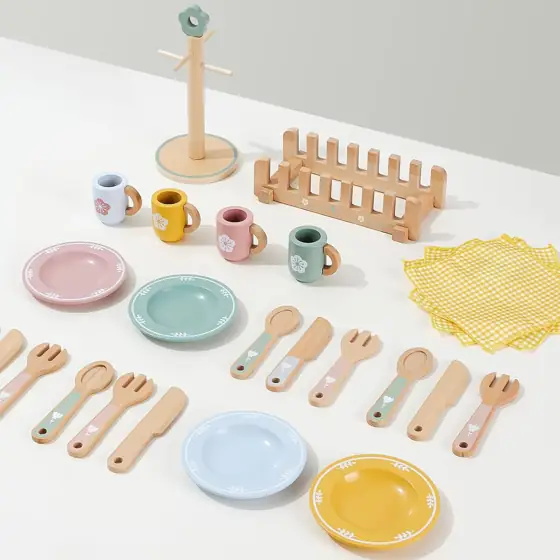 Toyssa Wooden Play Kitchen Accessories… — Photo 2