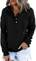 Dokotoo Hoodies for Women Button… — Photo 1