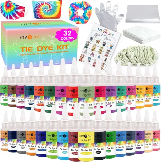 HTVRONT Tie Dye Kit, 32… — Photo 1
