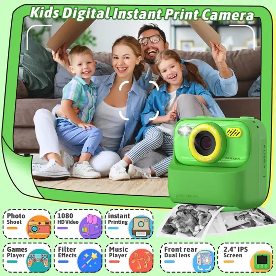 Kids Instant Digital Cameras, 1080P… — Photo 2
