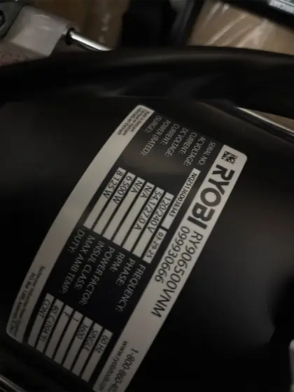 RYOBI 6,500-Watt Gasoline Powered Portable… — Photo 5