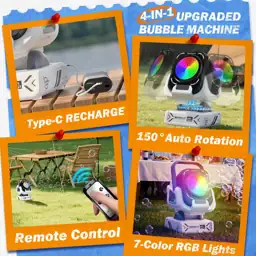 Bubble Machine for Kids, Outdoor… — Photo 2