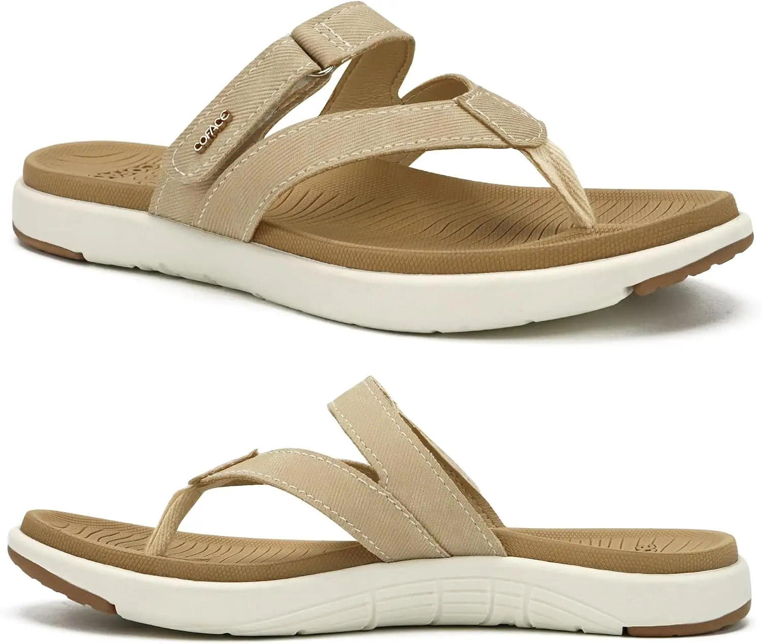 COFACE Womens Orthopedic Flip Flops… — Photo 1