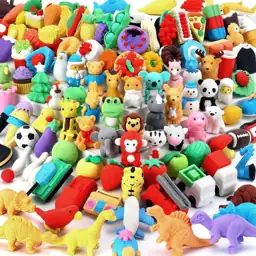 URSKYTOUS 111Pcs Animal Erasers Desk… — Photo 1