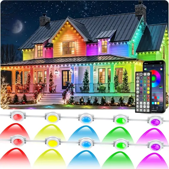 CETELUMA 300FT Outdoor RGB Lights,… — Photo 1
