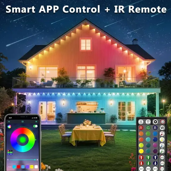 CETELUMA 300FT Outdoor RGB Lights,… — Photo 2