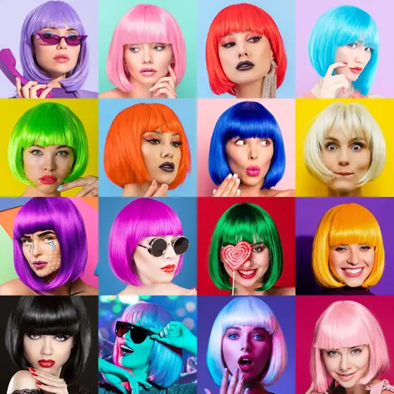 PLULON 9 Pcs Colorful Bob… — Photo 2