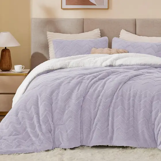BEDELITE Fluffy Sherpa King Comforter… — Photo 2