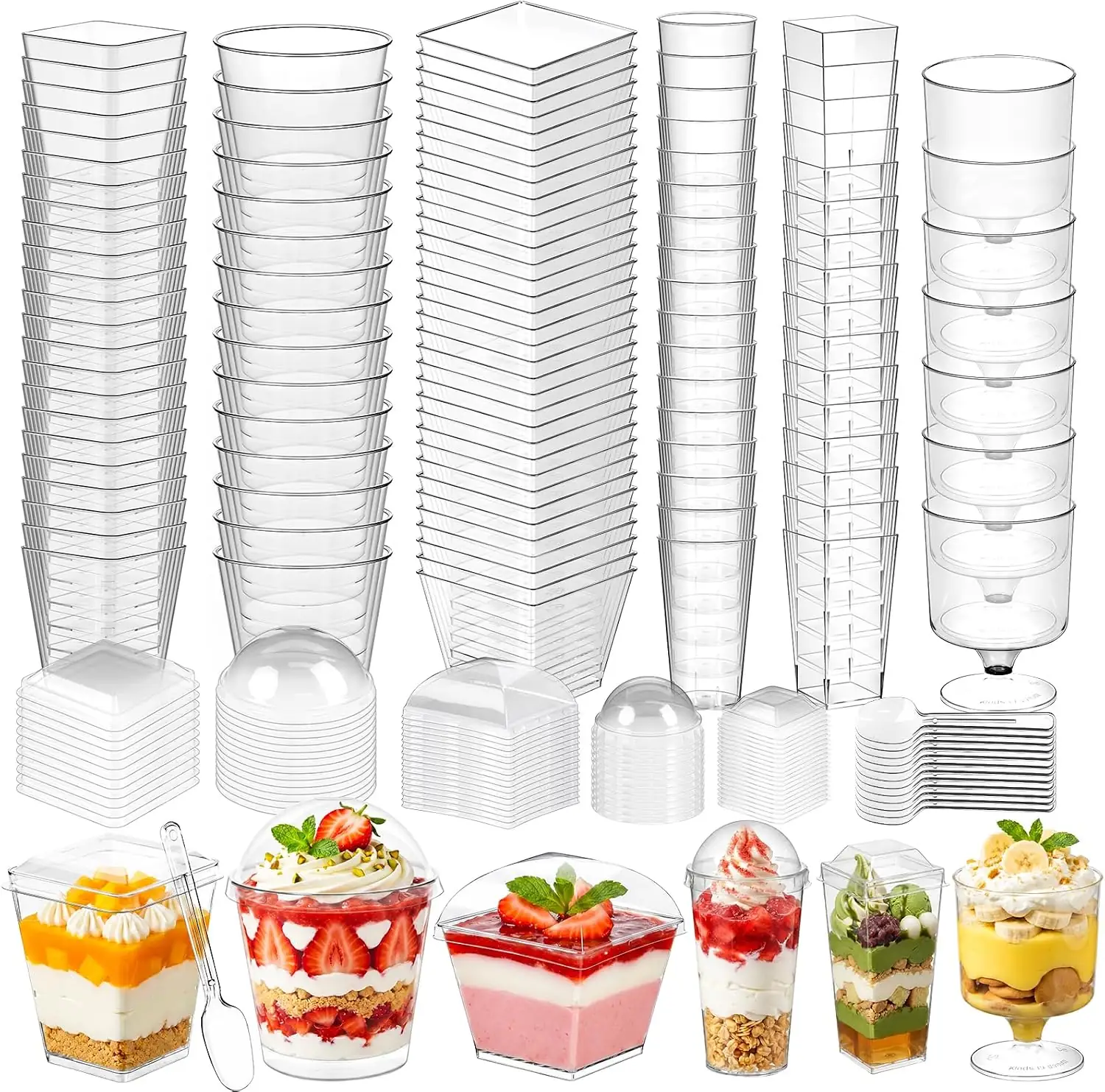 530 Pack Dessert Cups with… — Photo 1