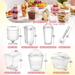 530 Pack Dessert Cups with… — Photo 2