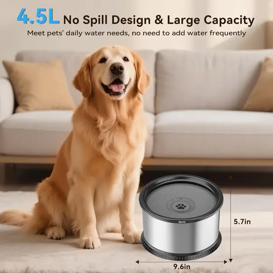 4.5L No Spill Dog Water… — Photo 2