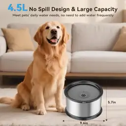 4.5L No Spill Dog Water… — Photo 2