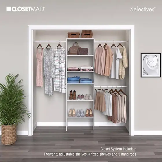 ClosetMaid Selectives White Reach-In Tower… — Photo 2