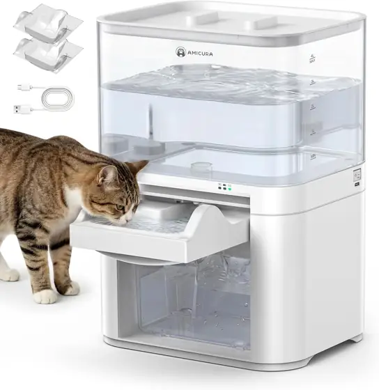 Cat Water Fountain, 4L Large… — Photo 1