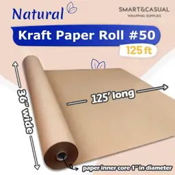 SMART&CASUAL 36" x 125' Brown… — Photo 2