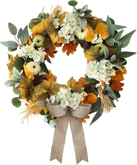 22 Inch Fall Wreath, Handmade… — Photo 1