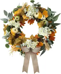 22 Inch Fall Wreath, Handmade… — Photo 1