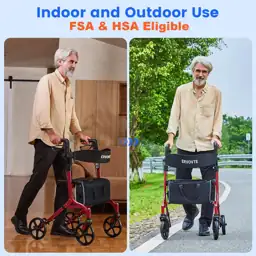 Folding Walker with Seat, Rollator… — Photo 2