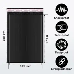 CHMI Black Bubble Mailers 8.5… — Photo 2