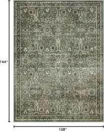 Lahome Olive Green Area Rugs… — Photo 2