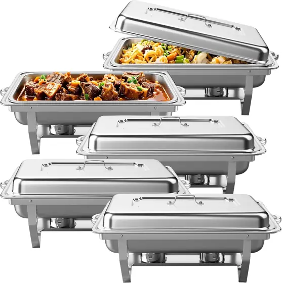 9QT 5 Pack Chafing Dishes… — Photo 1