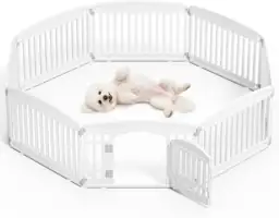 DUMOS Plastic Dog Playpen, 8… — Photo 1