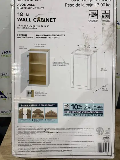 Avondale Shaker Alpine White Quick-Assembly… — Photo 4