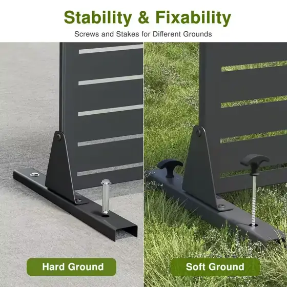 72 in. Galvanized Metal Outdoor… — Photo 2