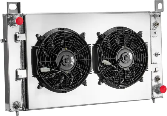 3-Row Aluminum Radiator & Shroud… — Photo 2