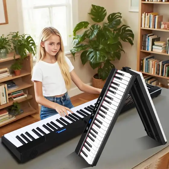 Coolmusic Portable Piano Keyboard Foldable:… — Photo 1