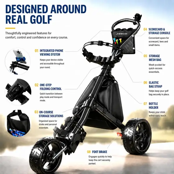 JANUS Pace Golf Push Cart… — Photo 2