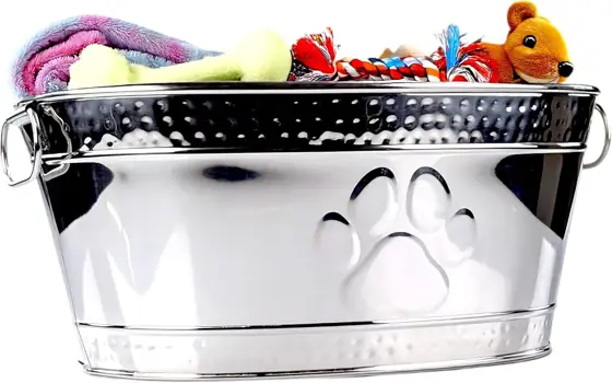 BREKX Steel Metal Pet Storage… — Photo 1