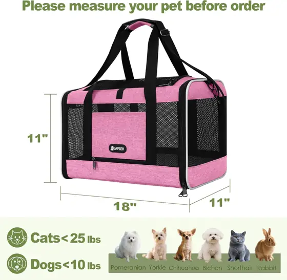 GAPZER Cat Carrier 18x11x11 Delta… — Photo 2