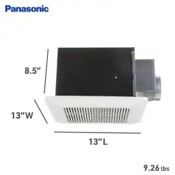 Panasonic WhisperCeiling 0.4-Sone 110-CFM White… — Photo 1