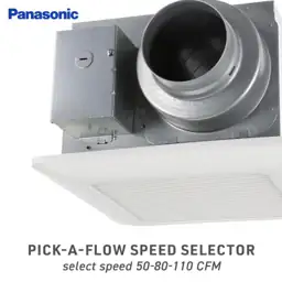 Panasonic WhisperCeiling 0.4-Sone 110-CFM White… — Photo 2