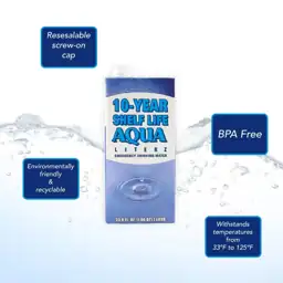 10-Year Shelf Life Aqua Literz… — Photo 2