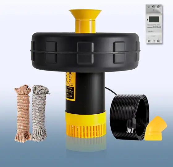 Pond Fountain Aerator Pump, Timer,… — Photo 1