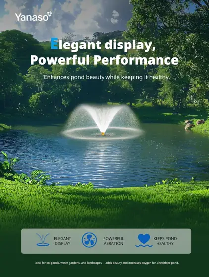Pond Fountain Aerator Pump, Timer,… — Photo 2