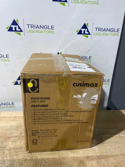 CUSIMAX Meat Slicer with 2… — Photo 4