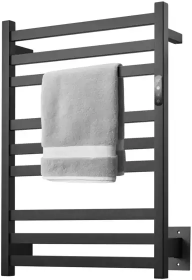 9-Bar Towel Warmer, Wall-Mounted Electric… — Photo 1