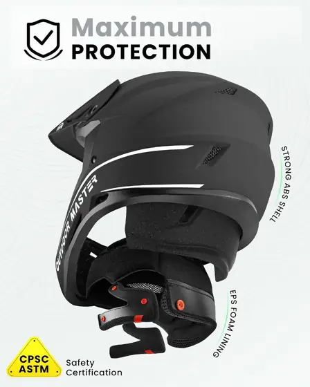 OutdoorMaster Full-Face MTB Helmet for… — Photo 2