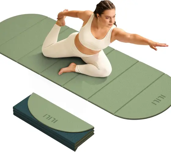ILILI Foldable Yoga Mat, 10mm… — Photo 1