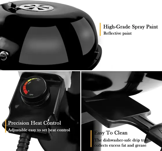 Techwood Electric BBQ Grill 15-Serving… — Photo 2