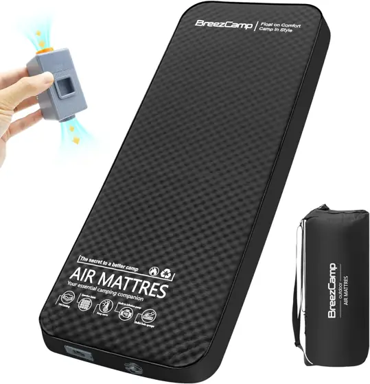 Self-Inflating Sleeping Pad with Electric… — Photo 1