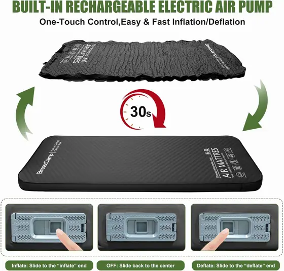 Self-Inflating Sleeping Pad with Electric… — Photo 2