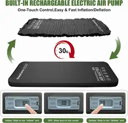 Self-Inflating Sleeping Pad with Electric… — Photo 2