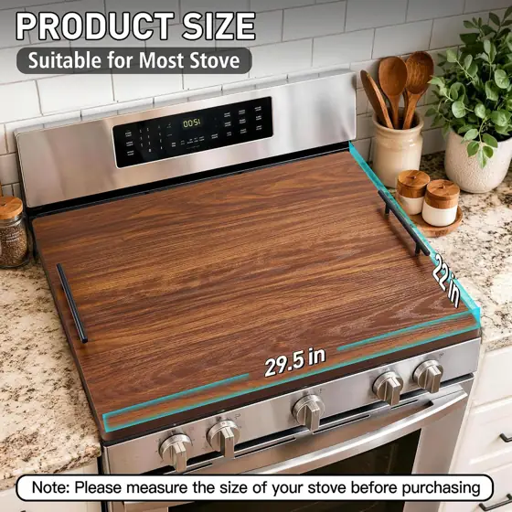 Noodle Board Stove Cover with… — Photo 2