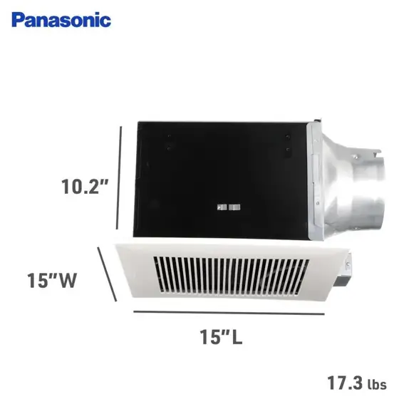 Panasonic WhisperCeiling 1.3-Sone 190-CFM White… — Photo 1